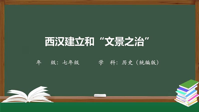 3.3《西汉建立和“文景之治”》课件01