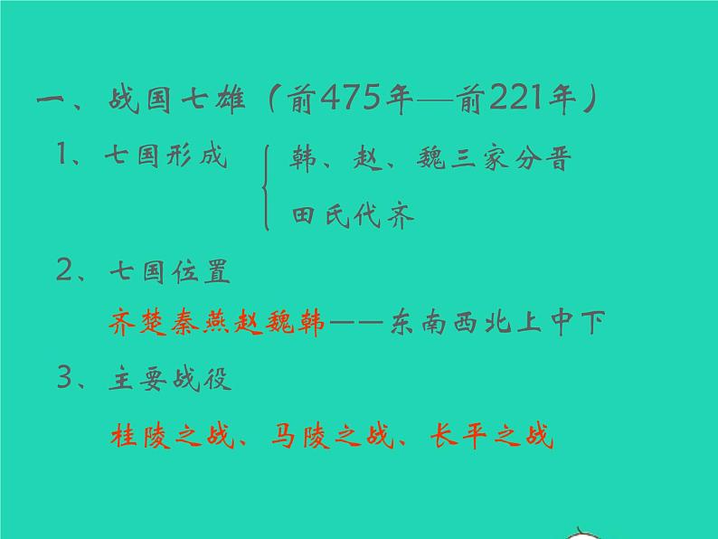 2022七年级历史上册第二单元夏商周时期：早期国家与社会变革第7课战国时期的社会变化课件统编版第5页