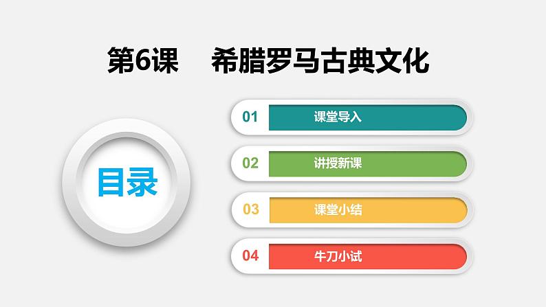 2022-2023学年人教版部编版九年级历史上册--第6课 希腊罗马古典文化（课件)03