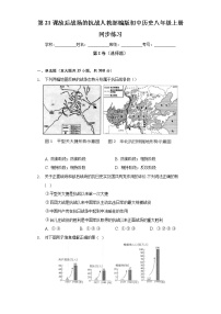 初中历史人教部编版八年级上册第21课 敌后战场的抗战精品同步测试题