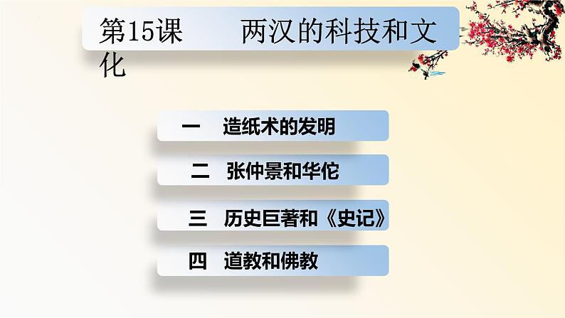 人教版历史七年级上册课件第15课 两汉的科技和文化03