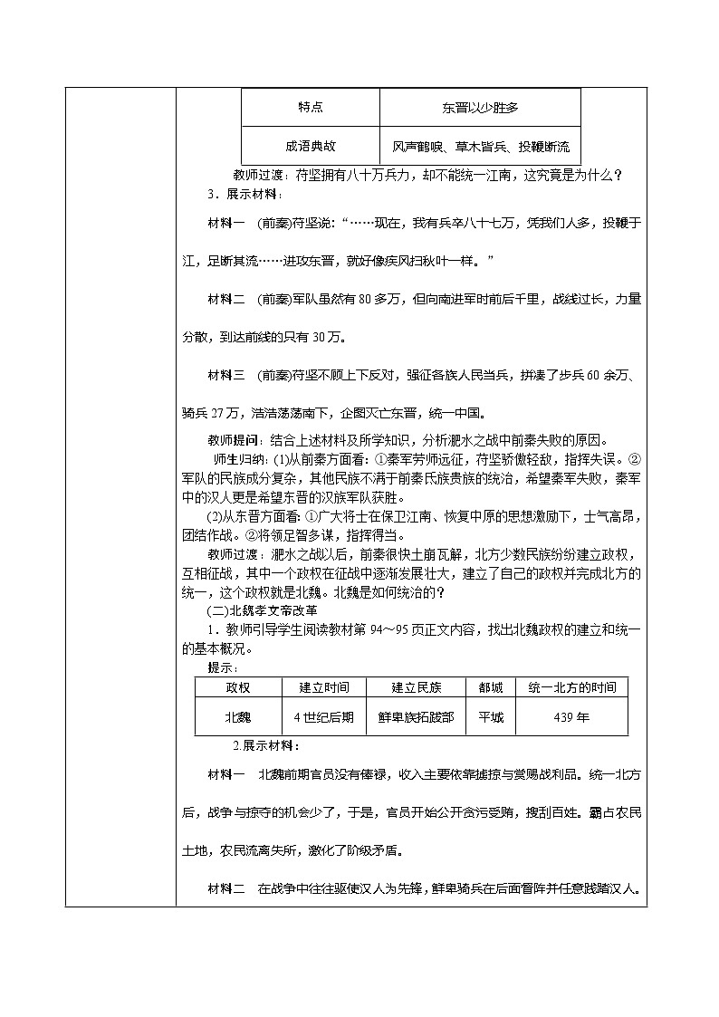 第19课　北魏政治和北方民族大交融 课件（32张PPT）+教学设计+同步练习02