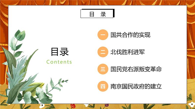 5.1《国共合作与北伐战争》课件+教案+练习02