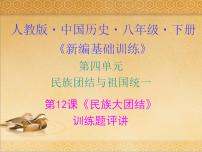 初中历史人教部编版八年级下册第12课 民族大团结课堂教学ppt课件