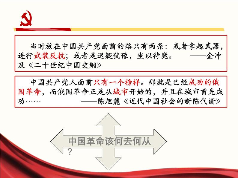5.16毛泽东开辟井冈山道路课件   部编版八年级历史上册第4页