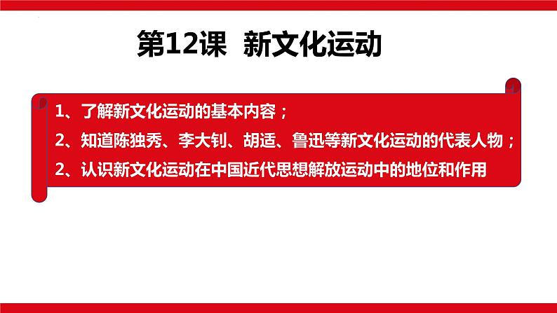 4.12  新文化运动课件  部编版八年级历史上册第3页