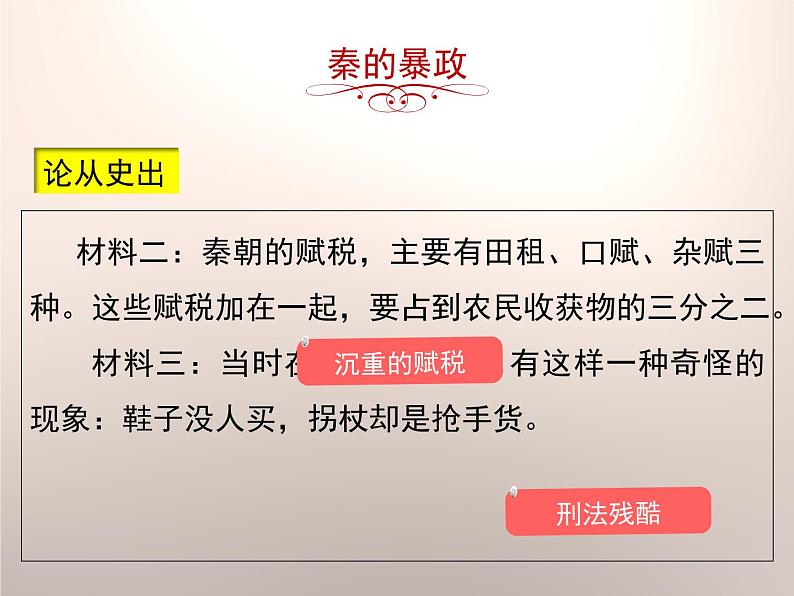 部编版历史七年级上册第10课 《秦末农民大起义》课件1第7页