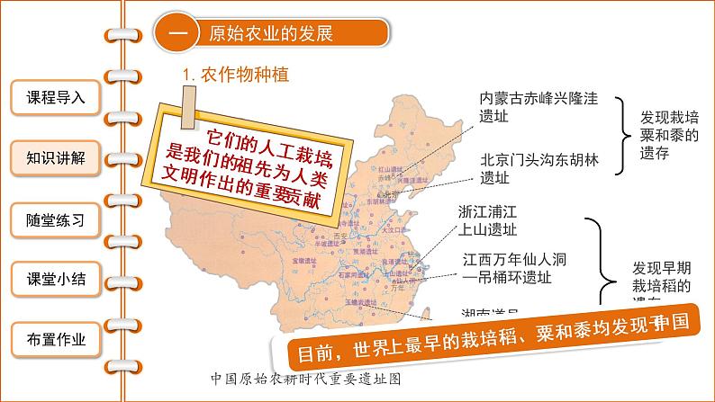 第二课《原始农耕生活》课件+教案+同步练习05