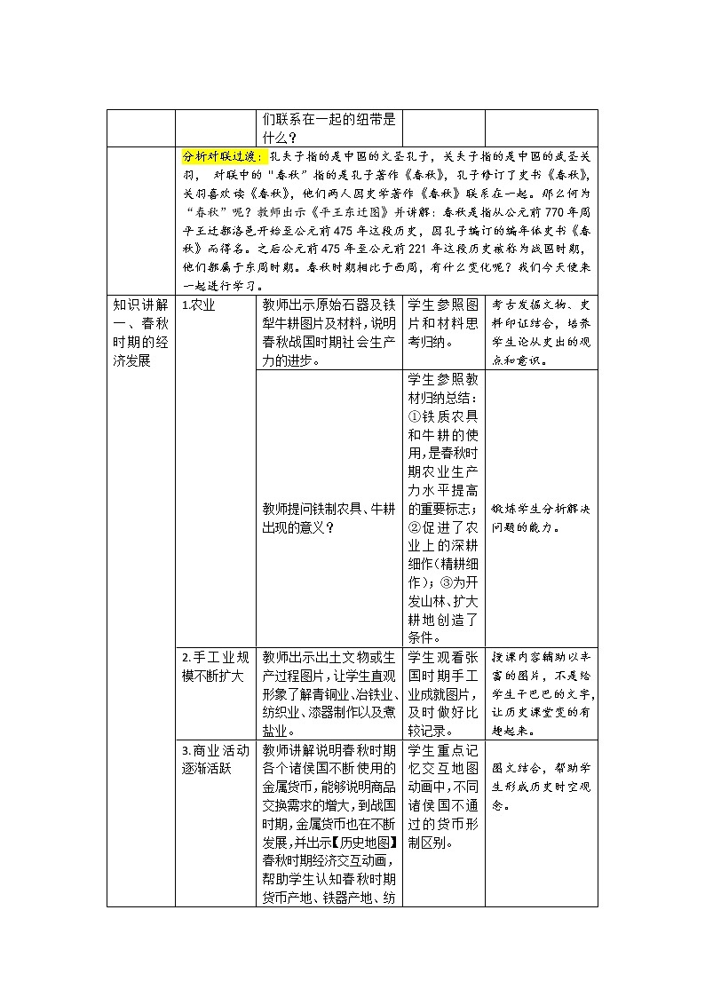 第六课《动荡的春秋时期》课件+教案+同步练习02