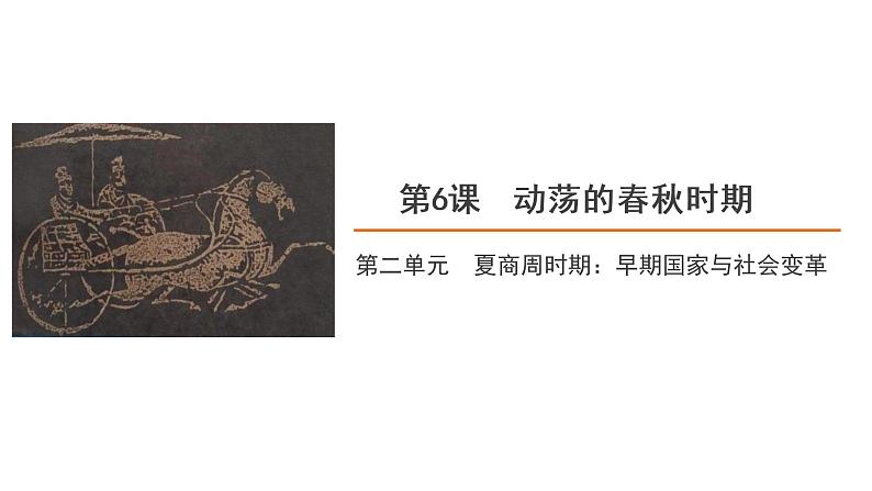 第六课《动荡的春秋时期》课件+教案+同步练习01