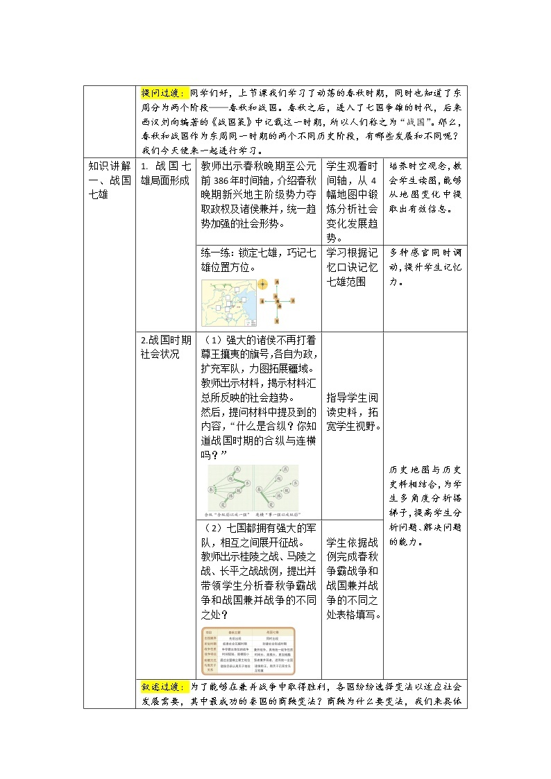 第七课《战国时期的社会变化》课件+教案+同步练习02