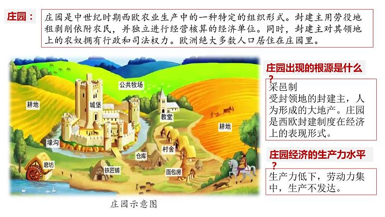 3.8西欧庄园课件    部编版九年级历史上册第2页