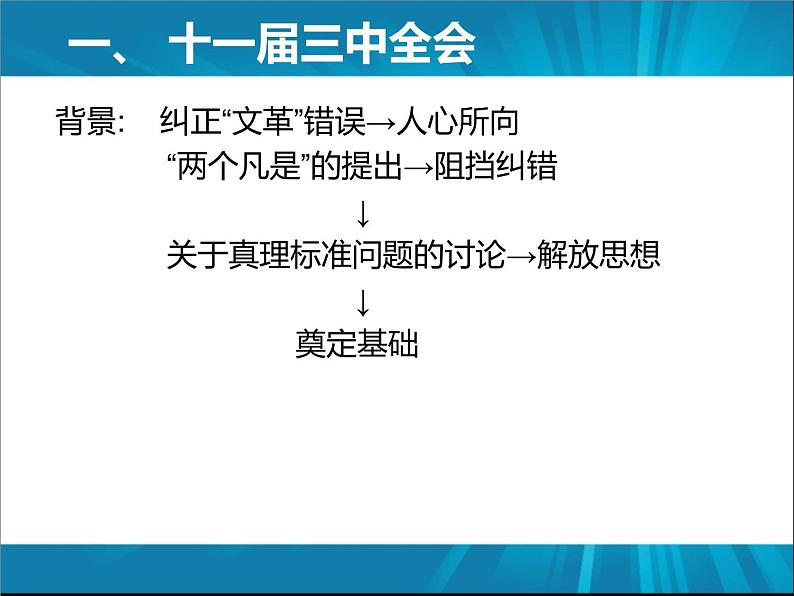 2022-2023学年八年级历史下册人教版课件： 第7课 伟大的历史转折  (共31张PPT)第6页