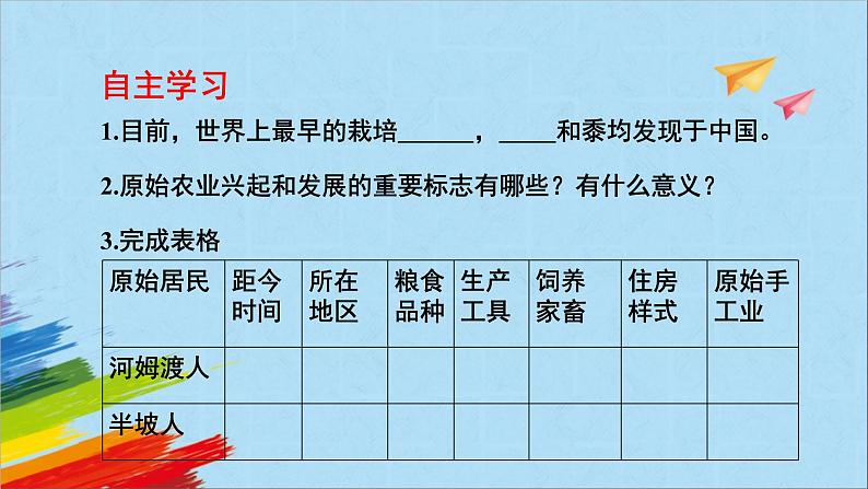 统编版七年级历史上册《原始农耕生活》教学课件03