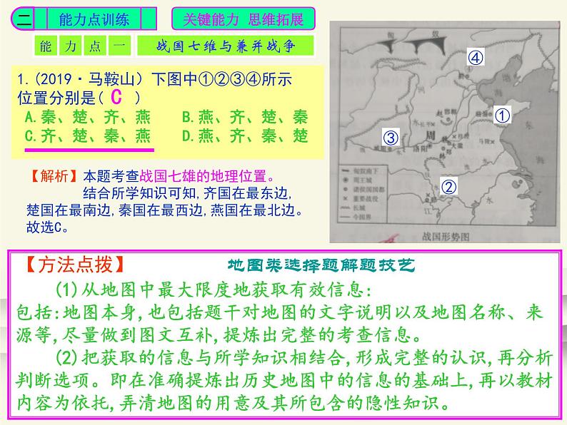 7.人教版中国历史七年级上册《新编基础训练》第7课《战国时期的社会变化》评析课件06