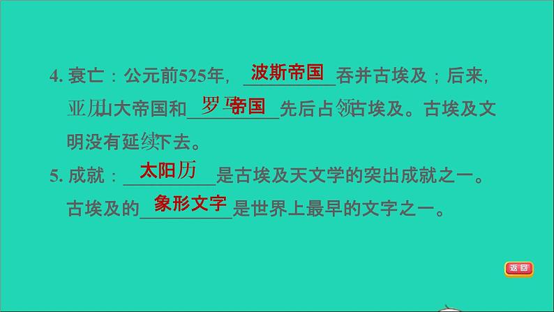 历史人教版九年级上册同步教学课件第1单元古代亚非文明第1课古代埃及2第5页