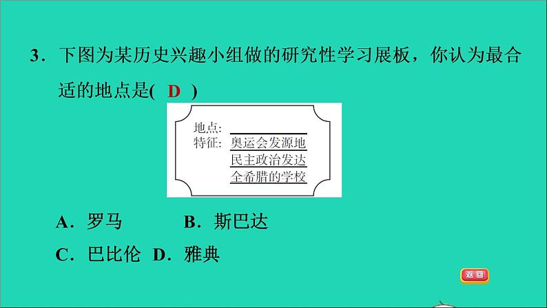 历史人教版九年级上册同步教学课件第2单元古代欧洲文明第4课希腊城邦和亚历山大帝国105