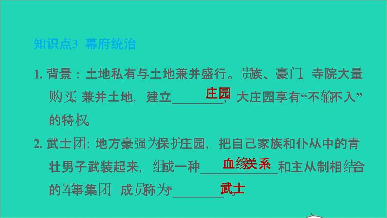 历史人教版九年级上册同步教学课件第4单元封建时代的亚洲国家第11课古代日本208