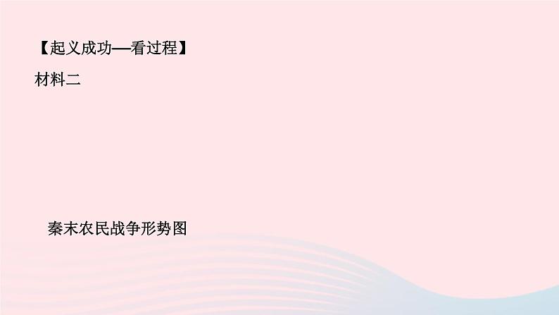 历史人教版七年级上册同步教学课件第3单元秦汉时期统一多民族国家的建立和巩固第10课秦末农民大起义作业05