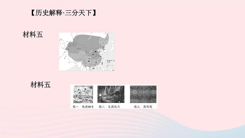 历史人教版七年级上册同步教学课件第4单元三国两晋南北朝时期：政权分立与民族交融第16课三国鼎立作业08