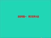 历史人教版九年级下册同步教学课件第4单元经济大危机和第2次世界大战滚动专题一两次世界大战作业