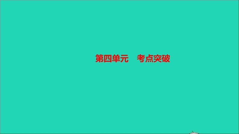 历史人教版九年级下册同步教学课件第4单元经济大危机和第2次世界大战考点突破作业第1页