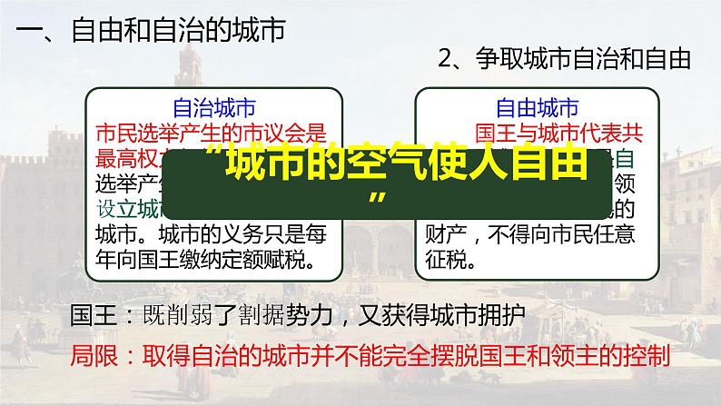 部编版九上历史 第9课 中世纪城市和大学的兴起（课件）第6页