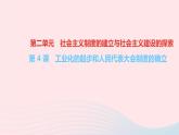 历史人教版八年级下册同步教学课件第2单元社会主义制度的建立与社会主义建设的探索第4课工业化的起步和人民代表大会制度的确立作业