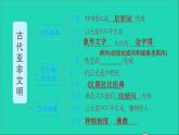 歷史人教版九年級上冊同步教學(xué)課件第1單元古代亞非文明鞏固強化復(fù)習(xí)