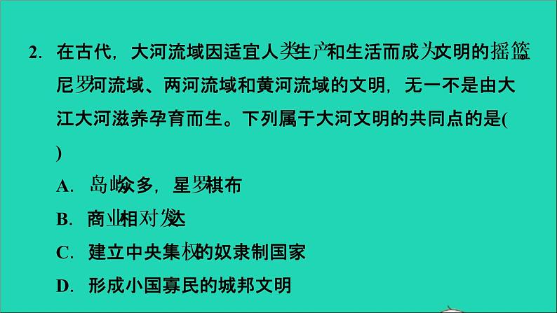 历史人教版九年级上册同步教学课件第1单元古代亚非文明巩固强化复习第8页