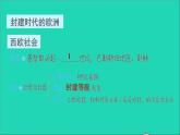历史人教版九年级上册同步教学课件第3单元封建时代的欧洲巩固强化复习