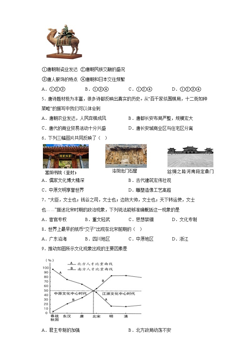 河南省商丘市睢县2021-2022学年七年级下学期期末历史试题(含答案)第2页