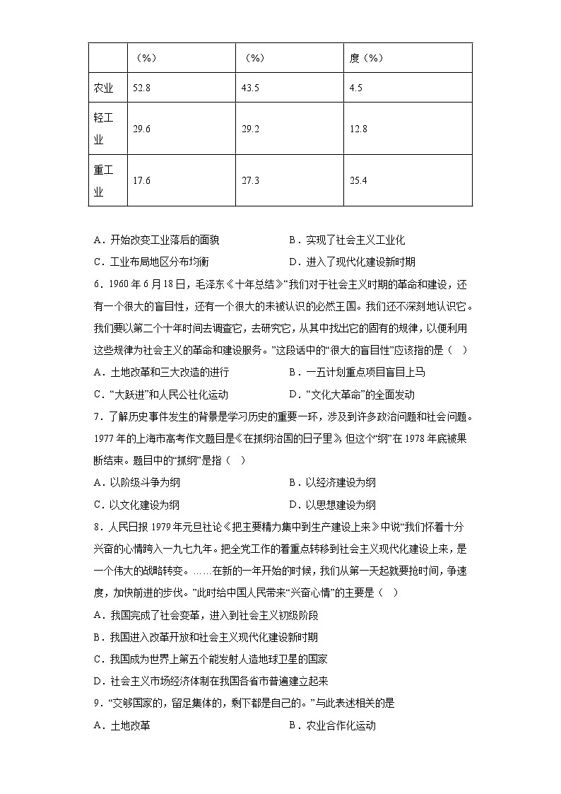 山东省东阿县2021-2022学年八年级下学期期末历史试题(含答案)第2页