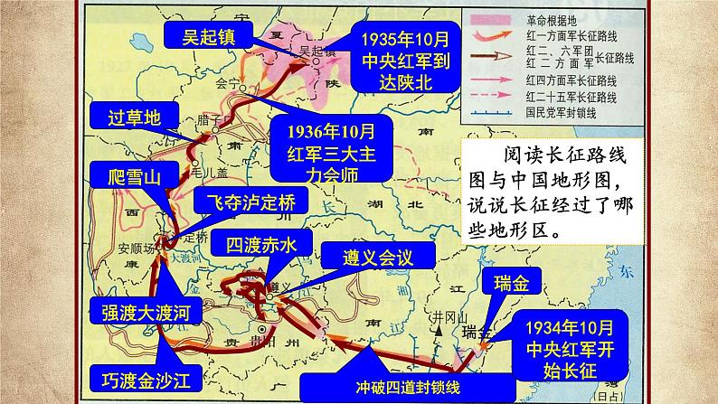 第17课 中国工农红军长征  课件初中历史八年级上册08