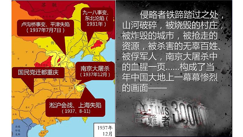 第20课 正面战场的抗战  课件初中历史八年级上册01