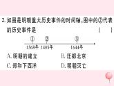 历史人教版七年级下册同步教学课件第3单元明清时期：统一多民族国家的巩固与发展检测习题