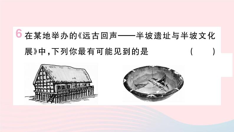 历史人教版七年级上册 同步教学课件第1单元史前时期：中国境内早期人类与文明的起源第2课原始农耕生活作业07