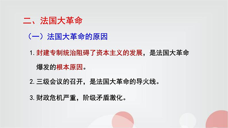 人教部编版九年级历史上册19法国大革命和拿破仑帝国教学课件第5页