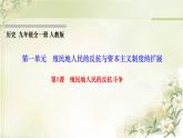 人教部编版九年级历史下册第1课殖民地人民的反抗斗争PPT课件