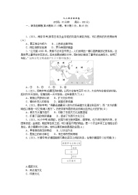 人教部编版九年级历史上册综合检测卷含答案