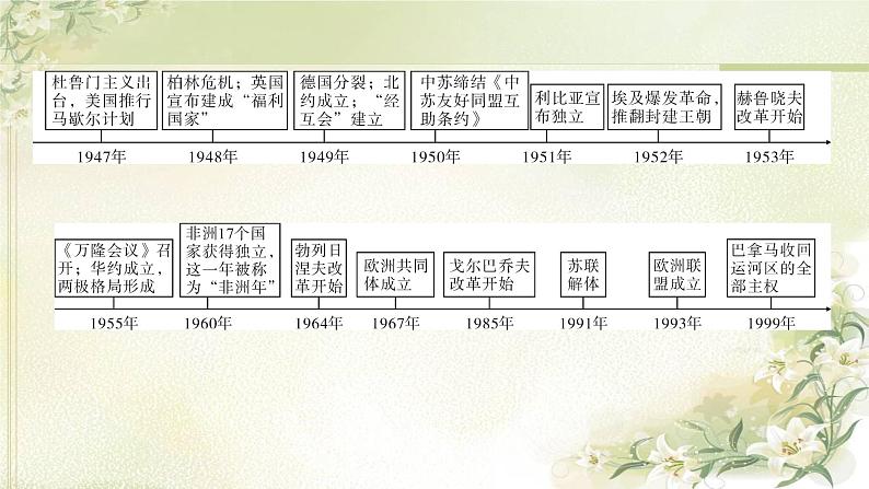 人教部编版九年级历史下册第五单元综述PPT课件第3页