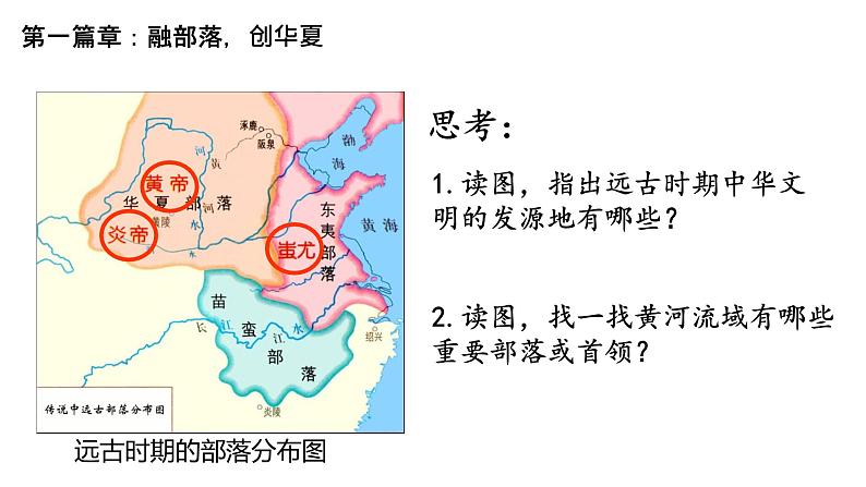 部编版七年级历史上册 第3课 远古的传说课件第4页