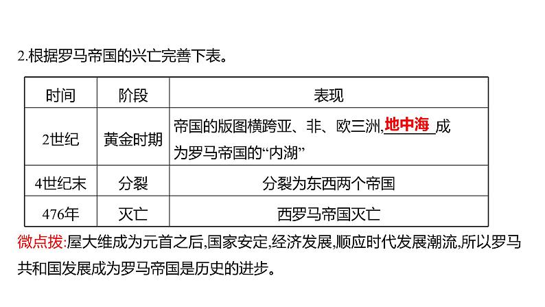 2022-2023 部编版历史 九年级上册 第二单元  第5课　罗马城邦和罗马帝国 课件第7页