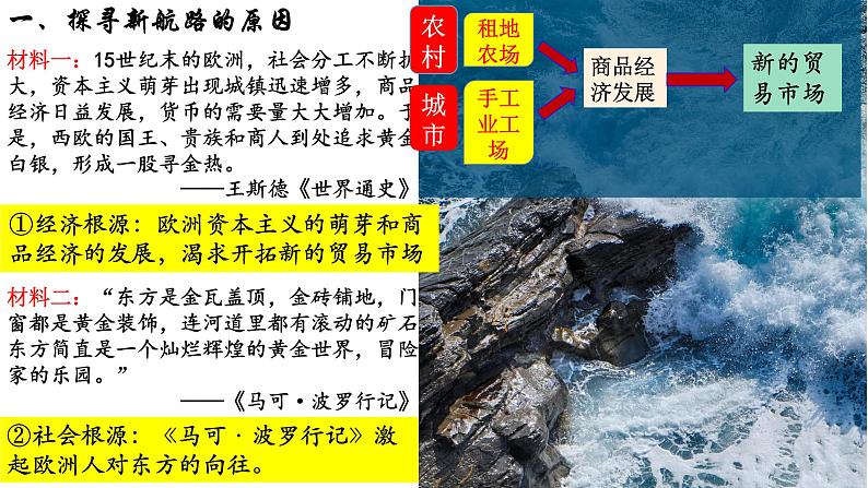 部编版九年级历史上册 第15课《探寻新航路》课件05