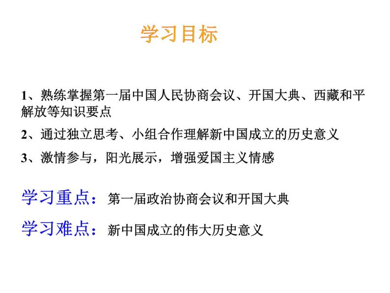 人教部编版八年级历史下册第1课中华人民共和国成立(1)课件05