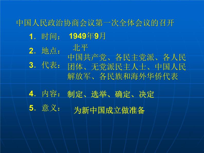 人教部编版八年级历史下册第1课中华人民共和国成立课件07
