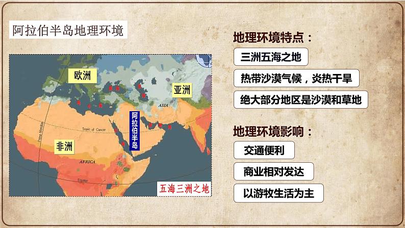 部编版九年级历史上册--第12课 阿拉伯帝国 课件1第3页