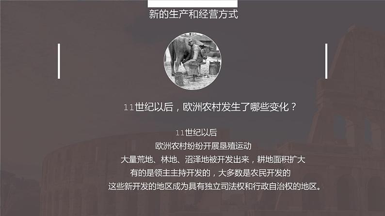 人教版九年级历史上册《西欧经济和社会的发展》PPT教学课件03