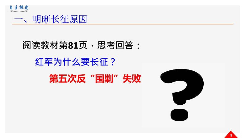 第17课 中国工农红军长征课件--2022—2023学年度部编版初中历史八年级上册第5页