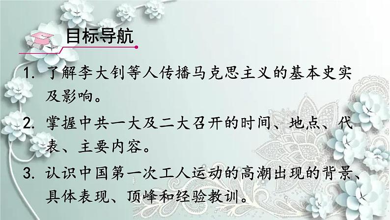 部编版历史八年级上册 第14课 中国共产党诞生 课件02